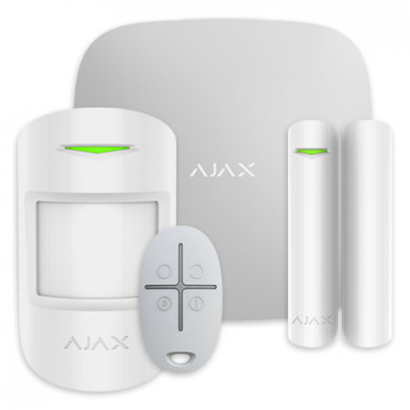Kit alarma StarterKit, wireless, LAN + 2G, alb - AJAX StarterKit(W)-20288