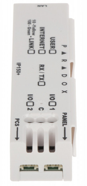 Modul de comunicatie IP Paradox IP150+, suporta aplicatia Insite GOLD, BabyWare si InField, 2 intrari/iesiri programabile, raportare email cu suport SSL, DHCP, criptare MD5 si RC4, firmware upgrade cu mod fail-safe - Img 2