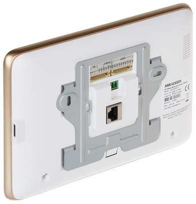 Monitor IP HikVision DS-KH8300-T, 7″ LCD 1024×600, hands-free audio-video cu statia usa/master, touchscreen, TF card, monitorizare camere externe, deblocare la distanta, 8 intrari alarma, apel panica, upload automat alerte - Img 3