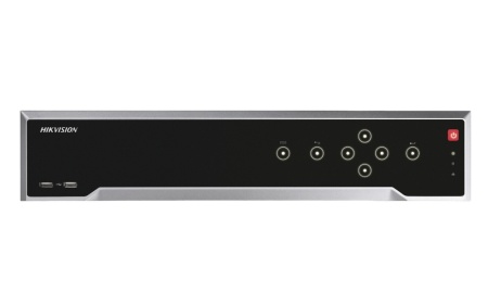 NVR 4K HikVision Pro DS-7732NI-I4/16P(B) 32 canale, switch 16 porturi PoE integrat, 2 porturi HDMI independente, 4 sloturi HDD, suporta camere ANPR/Termice/Fisheye, decodare 12MP, dual-stream, H.265+ - Img 4