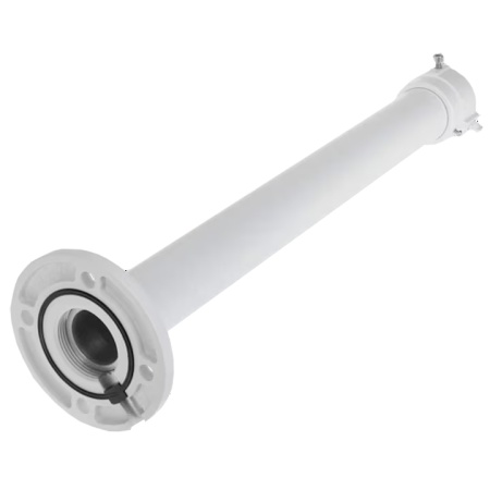 Suport de tavan tip pendul Hikvision DS-1662ZJ pentru camere PTZ, lungime brat 50cm, fabricat din aliaj de aluminiu, culoare Hikvision White, design robust pentru exterior si interior, ideal pentru montaj in spatii cu tavan inalt sau depozite - Img 4