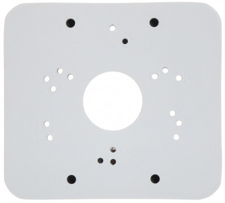 Suport montaj pe stalp Dahua PFA152-E, material aliaj de aluminiu, coliere din otel inoxidabil SUS304, sarcina maxima 3kg, diametru stalp 80-150mm, temperatura operare -40...+60 grade C, protectie anticoroziva, alb - Img 3