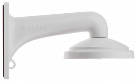 Suport montaj perete HikVision DS-1605ZJ pentru camere PTZ de 4 inch, material aliaj de aluminiu, culoare Hikvision White, structura robusta pentru exterior, instalare Speed Dome, rezistenta la coroziune, design ergonomic - Img 4