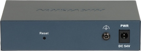 Switch gestionabil Hikvision DS‑3E1505P‑EI/M, 4×Gigabit PoE + 1×Gigabit RJ45, buget PoE 45 W, suport VLAN 802.1Q, PoE watchdog pentru restart camere, STP/RSTP preventie bucle, detectie cablu, PoE pana la 300 m si protectie supratensiune 6 kV - Img 3
