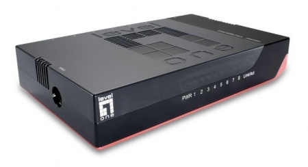 Switch Gigabit Level1 GSW-0807 Unmanaged, 8 porturi 10/100/1000Mbps, capacitate switching non-blocking, suport 9K Jumbo Frames, eficienta IEEE 802.3az, Flow Control 802.3x, montaj desktop sau perete, fanless - Img 2
