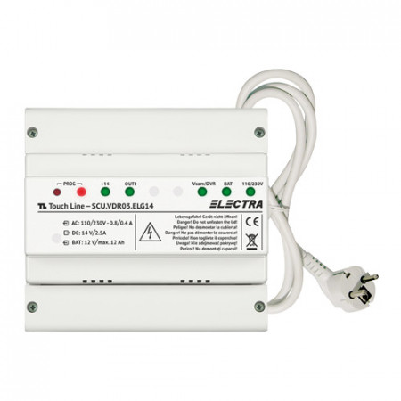 Unitate centrala de alimentare Electra 1 iesire pentru HOME + URBAN + EXPERT G3 SCU.VDR03.ELG14