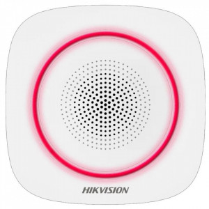 Alarma fără fir Hikvision cu led Rosu, WiFi DS-PS1-I-WE-R