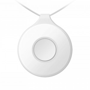 Buton de panica wireless portabil HikVision DS-PDEBP1-EG2-WE, protectie la apasare accidentala, grad protectie IP66, tehnologie Tri-X 868MHz, configurabil din aplicatie, salt frecventa anti-bruiaj, AX PRO, baterie inclusa