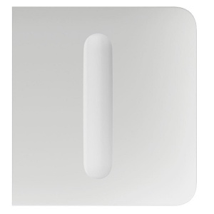 Buton smart AJAX SideButton Dimmer 55 (White), componenta pentru intrerupator inteligent LightSwitch Dimmer, control si ajustare intensitate lumina prin atingere sau scenarii, instalare alaturi de alte module, design 55, interior