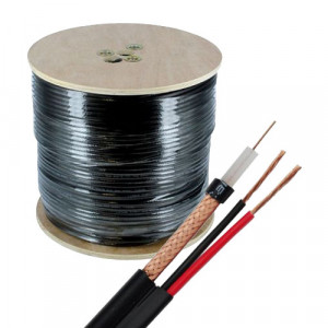 Cablu coaxial cu alimentare RG59 TSY-RG59+2X0.75-B