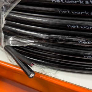 Cablu coaxial cu alimentare RG6 + cablu rosu/negru RG6CCA+2x0.75CCA 100M - Img 3