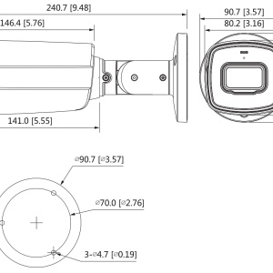 Cameră Dahua Bullet IR HDCVI 4K DH-HAC-HFW1800TH-I8 - Img 6