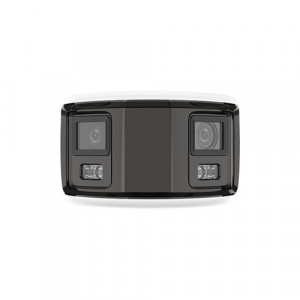 Camera HikVision IP 4K Panoramic View 180 lumina alba 30 m cu microfon DS-2CD2T87G2P-LSU/SL - Img 4