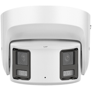 Camera HikVision IP 4K Panoramic View 180, lumina alba 30 m cu microfon DS-2CD2387G2P-LSU/SL(C) - Img 2