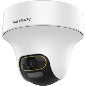 Camera supraveghere analogica HikVision 2MP DS‑2CE70DF3T‑PTS(2.8mm) PT ColorVu, imagine color 24/7, true WDR 130dB, 3D DNR, lumina alba 20 m, microfon incorporat, audio peste coaxial, rezolutie 1920×1080 - Img 2