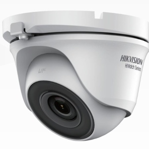 Camera supraveghere analogica HikVision Dome 5MP HWT-T150-M(2.8mm), Rezolutie 2560x1944, Distanta IR 20m, 4 in 1 semnal comutabil TVI/AHD/CVI/CVBS, Protectie IP66, Carcasa Metalica, Tehnologie Turbo HD HiWatch