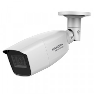 Camera supraveghere analogica HikVision HiWatch bullet 2MP HWT-B320-VF, lentila varifocala manuala 2.8-12mm, EXIR 2.0 IR 40m, 4 in 1 TVI/AHD/CVI/CVBS, protectie IP66, rezolutie 1080p, senzor CMOS, carcasa metalica, zi/noapte