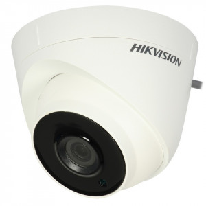 Camera supraveghere analogica Hikvision turret 2MP DS-2CE56D0T-IT3F(2.8mm), tehnologie EXIR 2.0 distanta IR 40m, protectie IP67, 4 in 1 semnal comutabil TVI/AHD/CVI/CVBS, senzor performant, utilizare exterior si interior