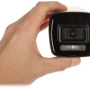 Camera supraveghere IP HikVision bullet 2MP DS-2CD1023G2-LIU(2.8mm), tehnologie Smart Hybrid Light, H.265+, microfon incorporat, protectie IP67, slot card 512GB, detectie om si vehicul, analiza video inteligenta - Img 2