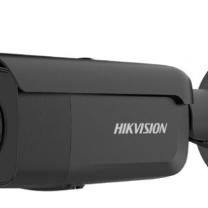 Camera supraveghere IP HikVision Bullet 6MP DS-2CD2T66G2-2I(2.8mm)(C) Black, DarkFighter, AcuSense (clasificare om/vehicul), IR 60m, 120 dB WDR, protectie IP67, H.265+, slot card 256GB, analiza video inteligenta, carcasa metalica neagra