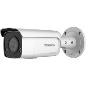 Camera supraveghere IP HikVision Bullet 6MP DS-2CD2T66G2-ISU/SL(2.8mm), DarkFighter, alarma stroboscopica si audio (Live Guard), AcuSense (detectie om/vehicul), 120dB WDR, IP67, audio bidirectional, H.265+, slot card SD