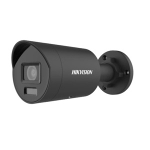 Camera supraveghere IP HikVision bullet 8MP DS‑2CD2087G2H‑LIU(2.8mm)(eF)(Black) Smart Hybrid Light long range, WDR 130 dB, H.265+, microfon integrat, detectie persoane si vehicule, IP67, detectie video avansata