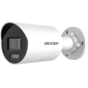 Camera supraveghere IP HikVision cube 4MP DS-2CD3046G2-IU/SL(2.8mm)(H)(eF), DarkFighter low-light, HEOP, H.265+, True WDR 120dB, deep learning human/vehicle, two-way audio, active strobe/audio alarm, IP67