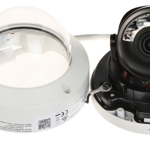 Camera supraveghere IP HikVision dome 2MP DS-2CD1127G2H-LIU(2.8mm), tehnologie Smart Hybrid Light, ColorVu, H.265+, microfon incorporat, protectie IP67, antivandal IK08, slot card 512GB, detectie om si vehicul, analiza video - Img 2