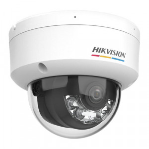 Camera supraveghere IP Hikvision Dome 4MP DS-2CD1147G2H-LIU(2.8mm), tehnologie ColorVu si Smart Hybrid Light, analiza video detectie om si vehicul, microfon incorporat, slot card 512GB, H.265+, protectie IP67 si IK08 - Img 2
