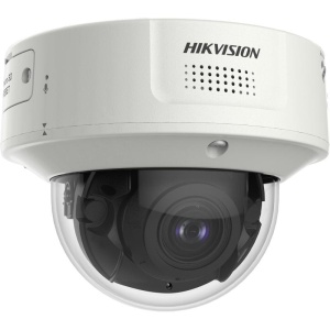 Camera supraveghere IP Hikvision Dome 8MP iDS-2CD7186G0-IZHSY, rezolutie 4K, lentila varifocala motorizata 2.8-12mm, DarkFighter, 120dB WDR, H.265+, 5 fluxuri video, protectie IK10, DeepinView Indoor