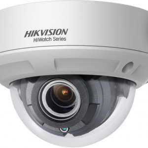 Camera supraveghere IP HikVision HiWatch Dome 2MP HWI-D620H-Z, lentila varifocala motorizata 2.8-12mm, compresie H.265+, EXIR IR 30m, protectie IP67 si IK10, digital WDR, alimentare PoE, slot card microSD, ONVIF