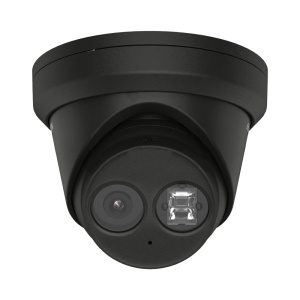 Camera supraveghere IP HikVision Turret 6MP DS-2CD2363G2-IU(2.8mm)(Black), tehnologie AcuSense, Deep Learning, WDR 120dB, microfon dual incorporat, carcasa metalica, culoare neagra, protectie IP67, compresie H.265+