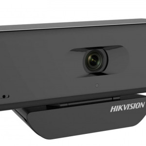 Camera Web 4K HikVision 8MP DS-U18 Ultra HD, rezolutie 3840 x 2160, microfon integrat, senzor CMOS, iluminare minima 0.1 Lux, auto-adaptare luminozitate AGC, interfata USB Tip-C, Plug-and-Play, compatibil USB 3.0