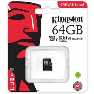 Card MicroSD Kingston 64GB Canvas Select plus SDCS2/64GBSP - Img 4