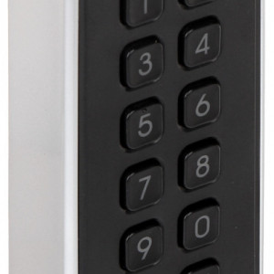 Cititor de carduri HikVision DS-K1107EK, suport carduri Mifare si EM, comunicare RS-485, Wiegand si protocol OSDP, protectie IP65 pentru exterior, buzzer incorporat, design slim, ideal pentru sisteme control acces