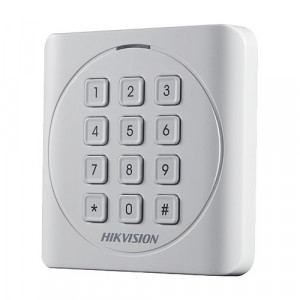 Cititor de carduri HikVision DS-K1801MK, tehnologie duala Mifare 1 (13.56MHz) si EM (125kHz), interfata Wiegand (W26/W34), protectie IP65, beeper incorporat, carcasa PC+ABS, montaj la interior sau exterior, fara tastatura - Img 3