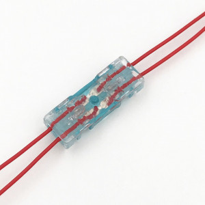 Conector rapid Scotchlok 101E, 4 pini (4 fire), pentru imbinare cablu date/telecomunicatii 0.4-0.9mm, tensiune lucru max. 100V, auto-izolant, protectie la umiditate, montaj fara dezizolare fire - Img 3