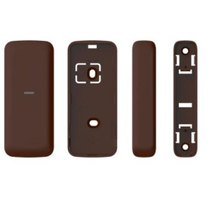 Contact magnetic slim cu carcasa maro Hikvision DS‑PDB‑MCS‑Brown pentru sisteme de alarma, optiune de culoare, montaj usor si inlocuire simpla