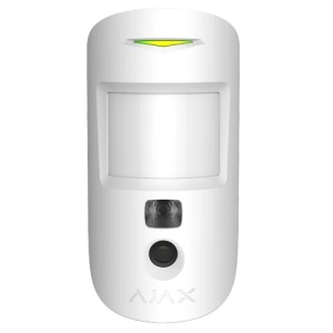 Detector miscare wireless Ajax Superior MotionCam HD PhOD Jeweller (White), fotoverificare HD la cerere, tehnologie TurboWings 1700m, HDR, rezolutie 960x720, pet immunity 20kg, senzor PIR, autonomie 4 ani, tamper, IP50
