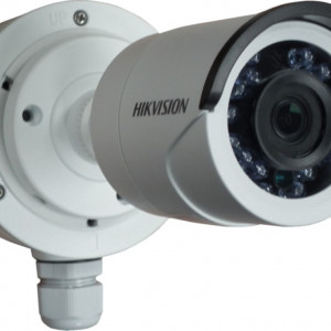 Doza de jonctiune Hikvision DS-1280ZJ-S pentru camere de supraveghere tip dome si bullet, fabricata din aliaj de aluminiu, culoare Hikvision White, ideala pentru protejarea conexiunilor electrice la exterior si interior, design rezistent si durabil pentru - Img 2