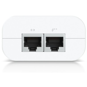 Injector PoE Gigabit Ubiquiti U-POE-AF, putere 60W, 48V DC @ 1.25A, protectie supratensiune, conectori 2x RJ45 ecranat, compatibil UA Hub, G4 PTZ, alimentare dispozitive de mare putere - Img 3