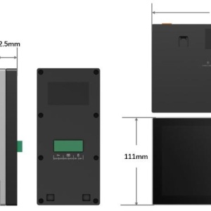 Kit Videointerfon smart EZVIZ 2MP CS-HP5-R100-1W2TFC Full HD, ecran tactil 7 inch, control acces poarta si yala, deblocare RFID, Wi-Fi Dual-Band, detectie persoane, audio bidirectional, vedere nocturna, protectie IP65 - Img 6