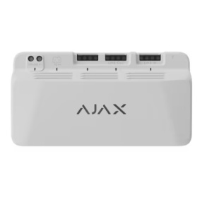Modul alimentare suplimentara cablat Ajax Superior LineSupply (45 W) Fibra (White) 207640, Grade 3, 1 linie iesire 24VDC, curent 1.25A, distanta 2000m, backup baterie 7-18Ah, carcasa alba, protectie scurtcircuit