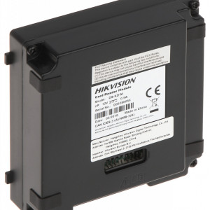 Modul cititor carduri Mifare HikVision DS-KD-M pentru post exterior modular, frecventa 13.56 MHz, protectie IP65, iluminare fundal, configurare facila, acces securizat, compatibil cu sistemele seria DS-KD8 - Img 3