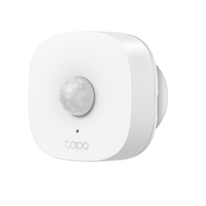 Senzor de miscare inteligent TP‑Link Tapo T100, detectie pana la 7m, unghi reglabil 120°, sensibilitate ajustabila, alerte instant prin aplicatie, controleaza alte dispozitive Tapo, alimentare pe baterii cu autonomie 2 ani, montaj simplu