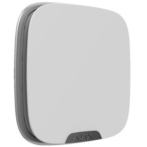 Sirena stradala wireless AJAX StreetSiren DoubleDeck (White), pentru sistem alarma, 113 dB, doua module flash, anti-sabordaj, rezistenta la apa si praf, compatibila cu hub Ajax, baterie de lunga durata, instalare exterior