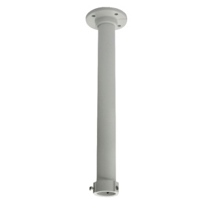 Suport de tavan tip pendul Hikvision DS-1662ZJ pentru camere PTZ, lungime brat 50cm, fabricat din aliaj de aluminiu, culoare Hikvision White, design robust pentru exterior si interior, ideal pentru montaj in spatii cu tavan inalt sau depozite - Img 2