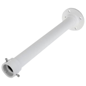 Suport de tavan tip pendul Hikvision DS-1662ZJ pentru camere PTZ, lungime brat 50cm, fabricat din aliaj de aluminiu, culoare Hikvision White, design robust pentru exterior si interior, ideal pentru montaj in spatii cu tavan inalt sau depozite - Img 5