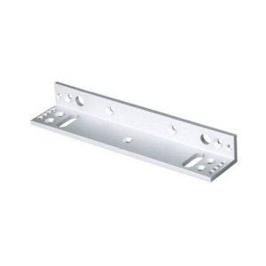 Suport L pentru electromagnet Secpral SVI-280L forta 280kg, fabricat din aluminiu anodizat, ideal pentru montaj pe usi cu deschidere spre exterior, instalare simpla, dimensiuni 250x47x28mm, finisaj argintiu rezistent