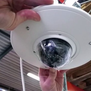 Suport montaj in-ceiling HikVision DS-1227ZJ-DM37 din otel si plastic, culoare alb, design compact pentru interior, instalare incastrata, compatibilitate extinsa camere dome, rezistent si durabil - Img 4